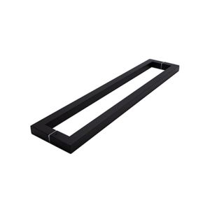 600mm D Handle for Black Office Glass Partitions