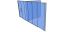 2650 (h) x 5955 (w) x 2730 (d)mm. Glass Partitioning System, Glass Room Divider, 2 Doors