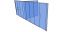 2100 (h) x 7765 (w) x 2730 (d)mm. Glass Partitioning System, Glass Room Divider, 2 Doors