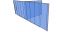2700 (h) x 8670 (w) x 3635 (d)mm. Glass Partitioning System, Glass Room Divider, 2 Doors