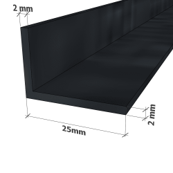 25mm Angled Banding for Industrial Style Glass Partition