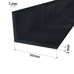 30mm Angled Banding for Industrial Style Glass Partition
