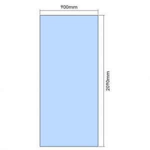 2090mm x 900mm Glass Partition Panel