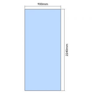 2240mm x 900mm Glass Partition Panel