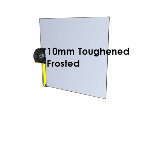 10mm Toughened Glass - Frosted - Cut to Size 