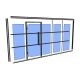 Industrial Style Glass Partition Kit