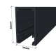 50mm U Channel Black