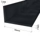 50mm Angled Banding for Industrial Style Glass Partition