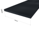 Aluminium Flat Bar 1.6mm for Crittal Style Glass Partitioning 