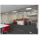 Full Height Frameless Glass Partition