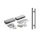 Glass Door Ironmongery with 900mm H Handle