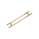 Satin Brass Glass Door Handle