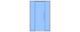 1830mm Wide Glass Partition Kit – Single Door, 10mm Toughened Glass