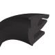 Black Gasket for Glass Partitions