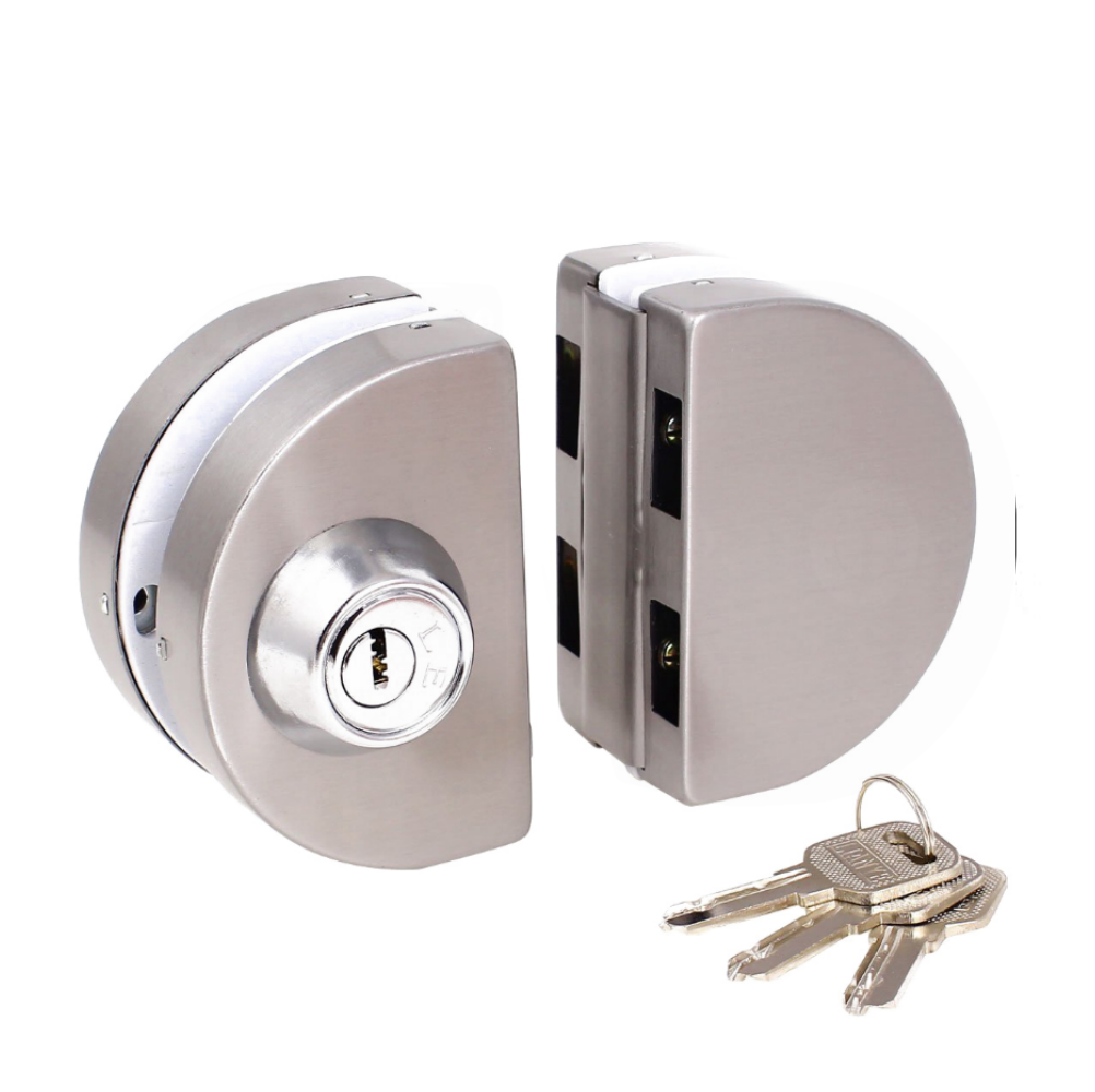 Clamp on Lock - No Drilling Lock - Silver
